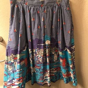 ModCloth sailboat skirt